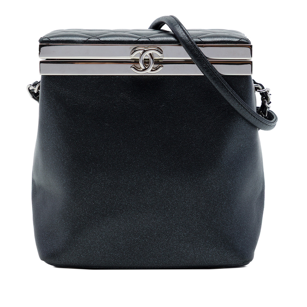 Pre-Loved Chanel CC Metallic Calfskin Vanity Case